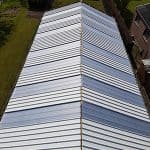 staalplaten met lichtstraat